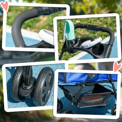 PawHut Folding Dog Stroller