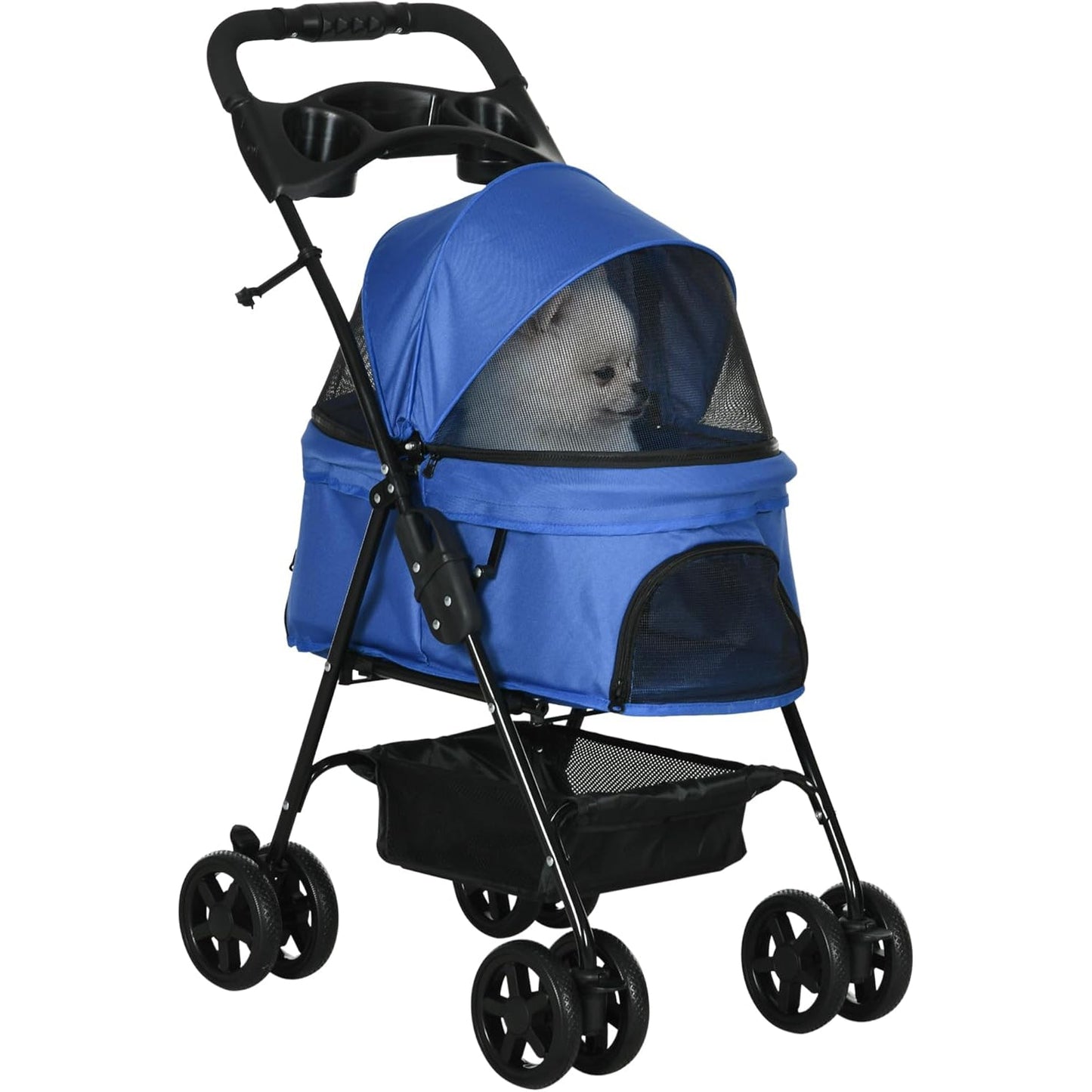 PawHut Folding Dog Stroller