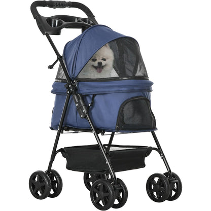 PawHut Folding Dog Stroller